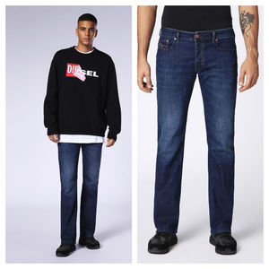 Diesel Men's Zathan Regular Bootcut Leg Jean